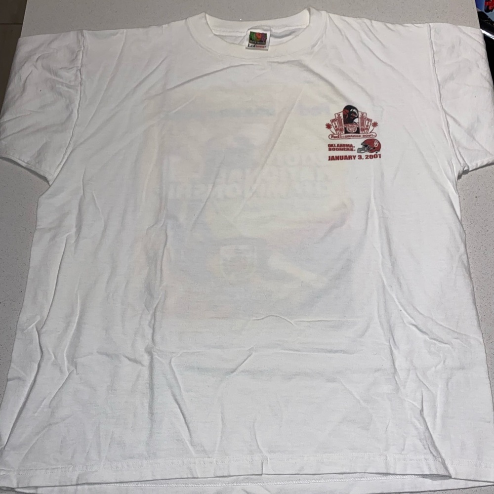 2001 Fed ex Orange bowl National champs tee